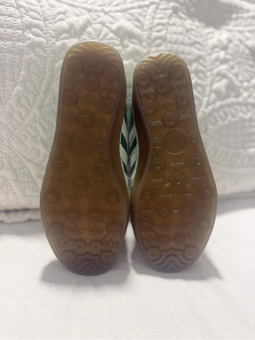 adidas Yunque Green & White Retro Skate Sneaker - Picture 3 of 6